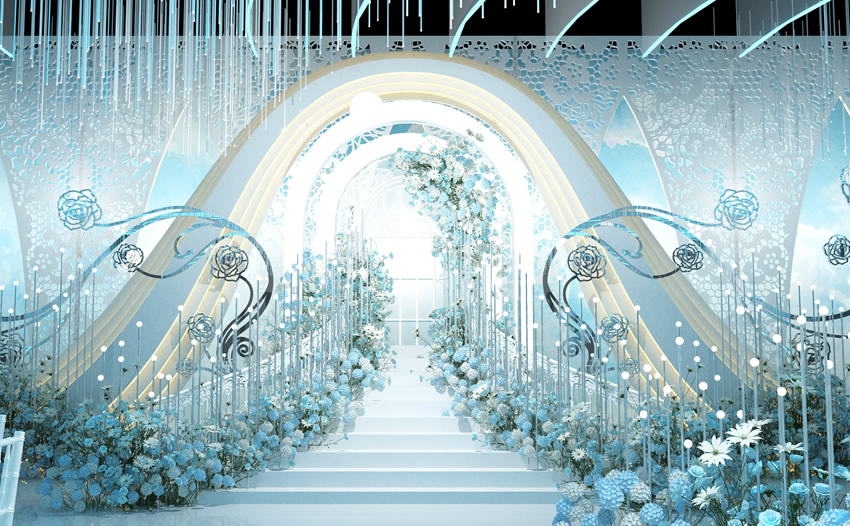 耀州釡香烙馍村水晶厅效果展示